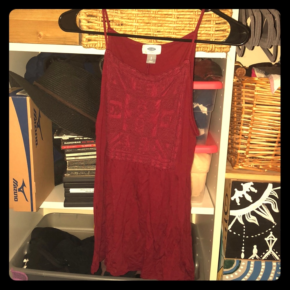 Woven Pattern Tank Top